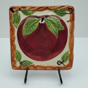 Franciscan Apple Trivet Made in Portugal Hot Plate Coaster Spoon Rest
